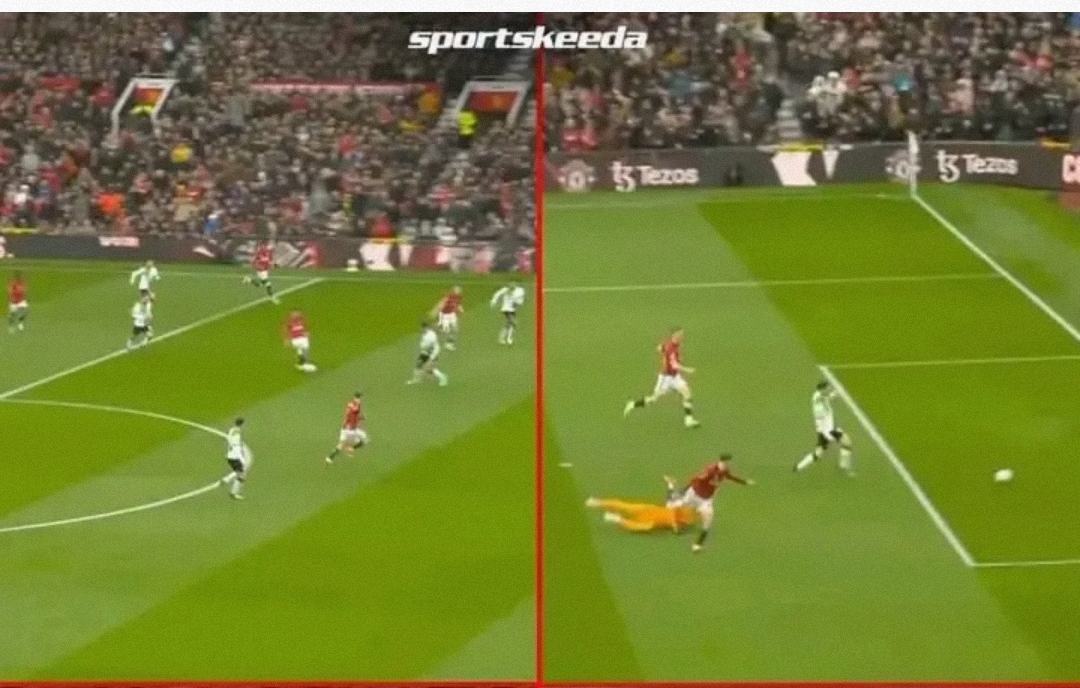 Fans fume as Manchester United goal was Cancelled as offside against ...